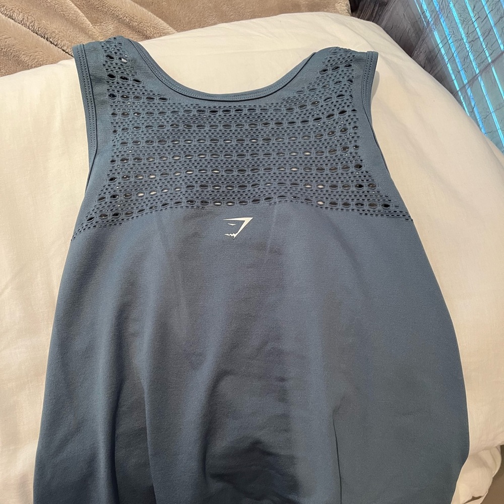 Gymshark tank top navy blue size medium